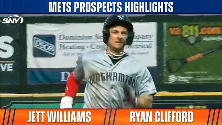 Mets Prospects Highlights | Jett Williams, Ryan Clifford | 6/14/25