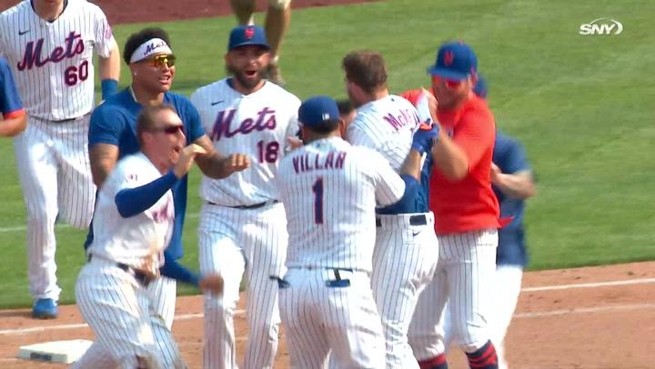 Mets vs Brewers Highlights: Jeff McNeil knocks in first career walk-off RBI as Mets top Brewers 4-3 in Game 1 of DH