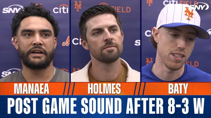 Sean Manaea, Clay Holmes talk piggyback game in Mets' 8-3 win over Padres