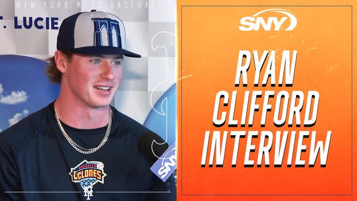 Mets prospect Ryan Clifford reveals reaction to being traded to New York, and his mentality on the field