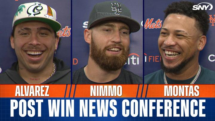 Francisco Alvarez on Mets' 5th inning rally with Brett Baty and Ronny Mauricio