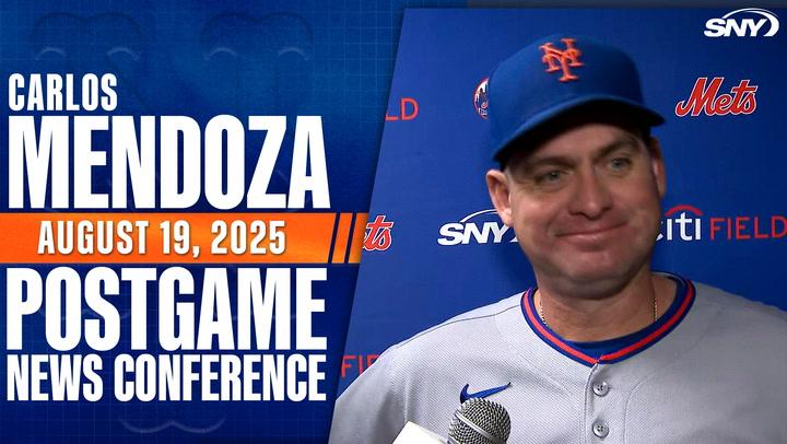 Carlos Mendoza on the New York Mets 8-1 rout over the Washington Nationals
