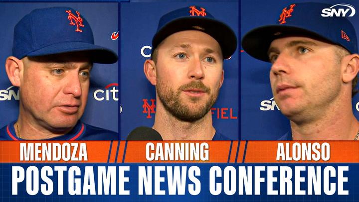 Carlos Mendoza, Griffin Canning and Pete Alonso on Mets big bounce-back win over Dodgers