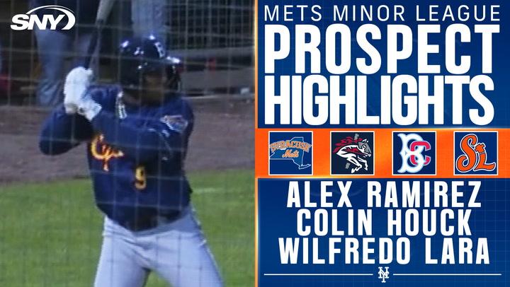 Mets prospects Colin Houck, Alex Ramirez and Wilfredo Lara all in action on Thursday night