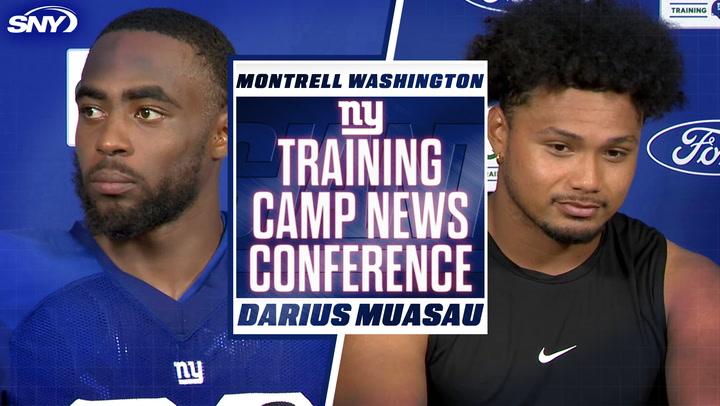  Montrell Washington on his connection with Jaxson Dart, Darius Mausau on personal improvement