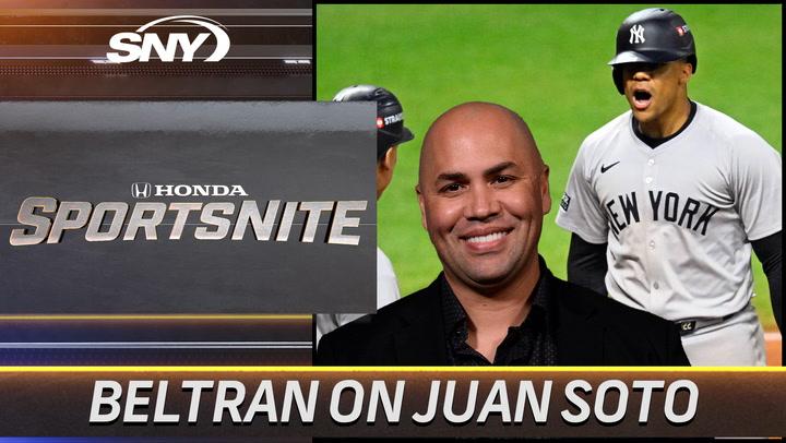 Carlos Beltran discusses Mets' full blast approach on signing Juan Soto in free agency.