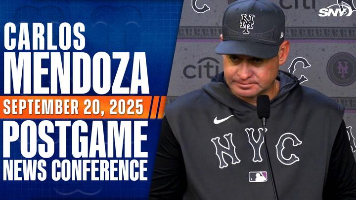 Carlos Mendoza comments on Nationals 11th inning HR, Nolan McLean's outing, Mets mistake-filled defense