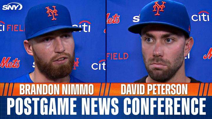Brandon Nimmo says he 'dodged bullet' after suffering knee injury, David Peterson laments 'poor execution' in loss