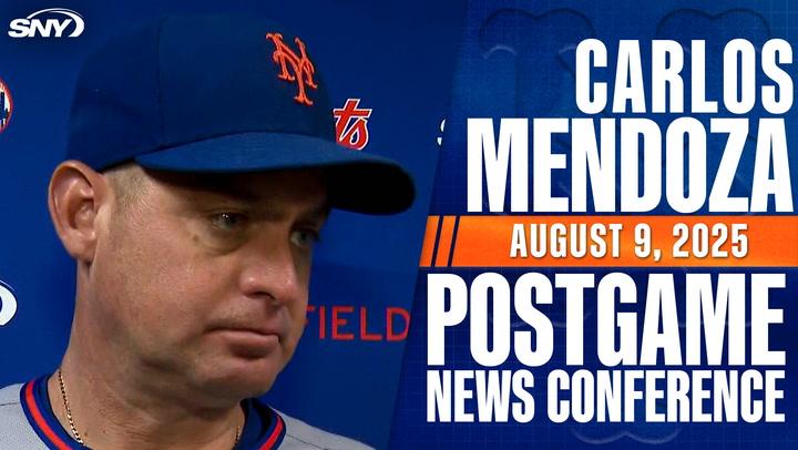 Carlos Mendoza after Mets sixth straight loss: 'It's not good enough'