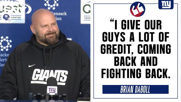 Brian Daboll gives his thoughts ahead of the Giants' Week 18 matchup against the Eagles