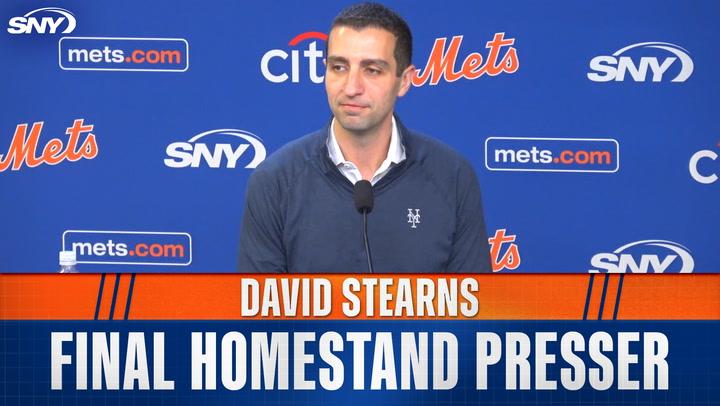 David Stearns talks Mets' final push towards hopeful postseason appearance