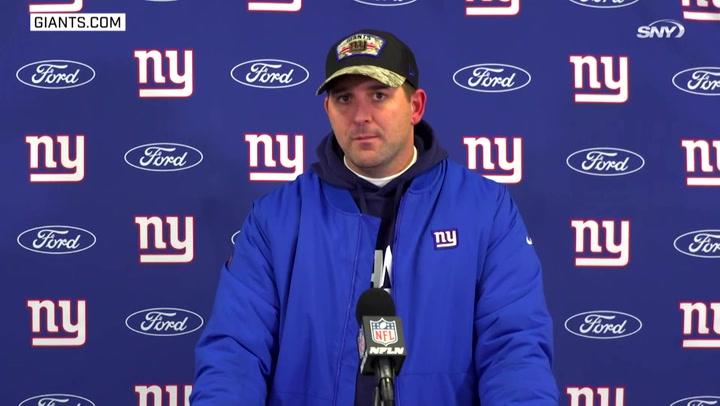 Giants vs Bears: Joe Judge trusts process despite 29-3 rout | Giants Post Game