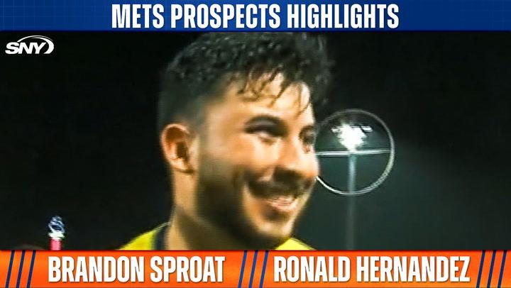 Mets Prospects Highlights | Brandon Sproat, Ronald Hernandez | 7/10/25