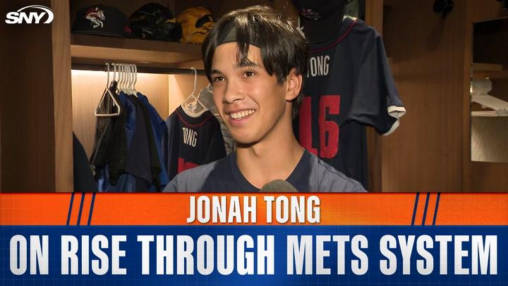 Mets top prospect Jonah Tong talks pitch mix, pitching in Futures Game