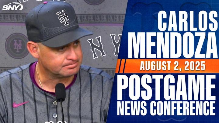 Carlos Mendoza praises top of Mets lineup after win, not overly concerned about struggling Kodai Senga