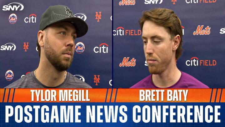 Brett Baty on two-HR game, Tylor Megill on not being sharp in loss to Cubs