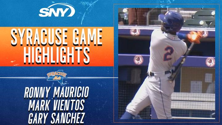 Ronny Mauricio, Mark Vientos, Gary Sanchez go a combined 6-for-12 against Buffalo | Syracuse Mets