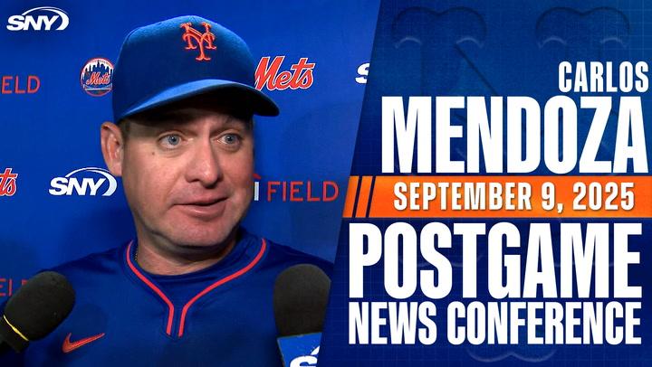 Carlos Mendoza on Mets' fourth straight loss: 'We've gotta play better.'