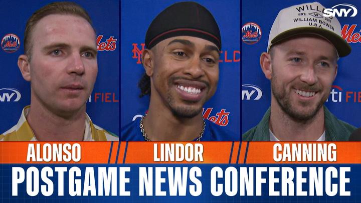 Francisco Lindor on caught stealing tag, Pete Alonso on plate discipline in 5-4 win over Diamondbacks