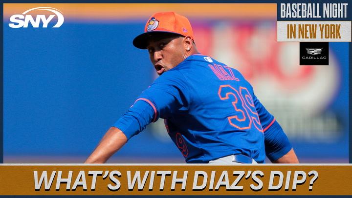 Baseball Night in NY discusses Mets pitcher Edwin Diaz's concerning dip in velocity.