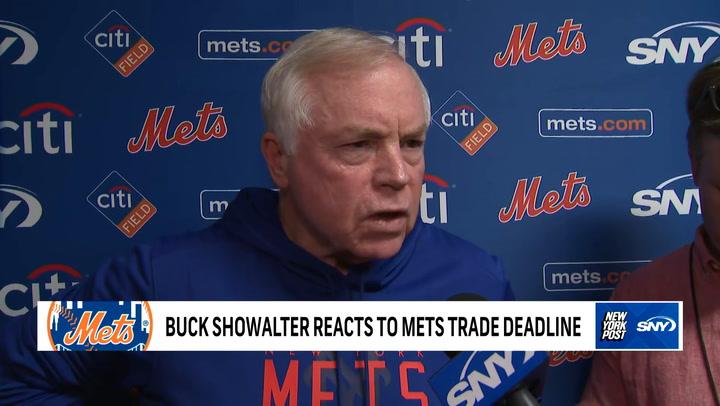 Buck Showalter reacts to Mets moves at trade deadline