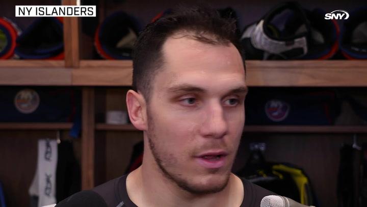 Bo Horvat discusses Islanders' disappointing 5-2 loss to Hurricanes, on brink of elimination | Islanders Post Game