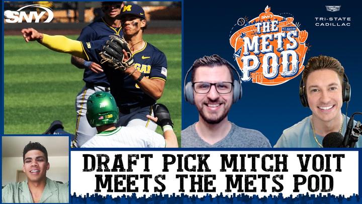 Mets draft pick Mitch Voit shares career goals in SNY interview | The Mets Pod