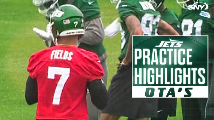 Jets OTA Highlights | Justin Fields, Garrett Wilson | 5/21/25