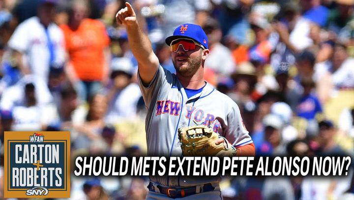 Should the Mets extend Pete Alonso right now? | Carton & Roberts