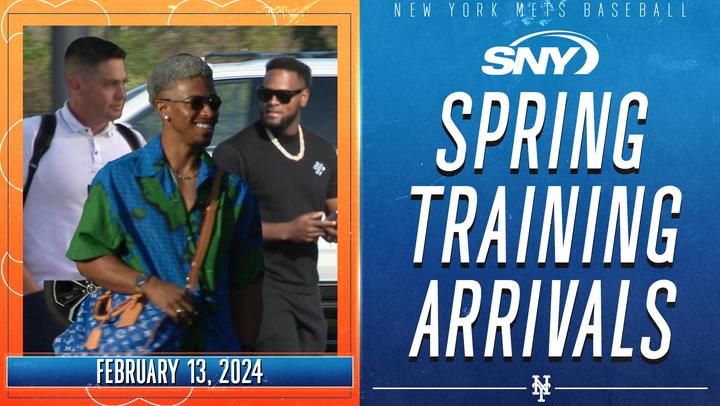 Francisco Lindor, Luis Severino, and Carlos Mendoza arrive at Mets spring training on Tuesday