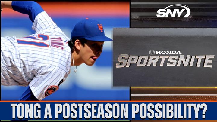 Did Jonah Tong's clutch performance against the Padres put him in postseason conversation? | SportsNite