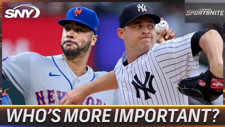 Does Joey Lucchesi or Michael King have a better shot at cracking a 2024 rotation? | SportsNite