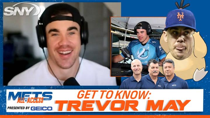 Trevor May does GKR impression, favorite video games, Name That DJ | Mets All-Access