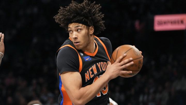 Jericho Sims out for remainder of Knicks season after shoulder surgery