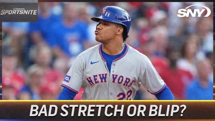 Baseball player in Mets uniform.