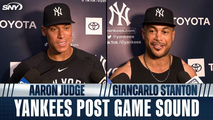 Aaron Judge and Giancarlo Stanton slug Yankees to 9-1 win over Twins