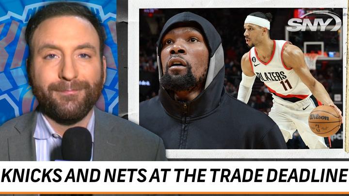 NBA Insider Ian Begley breaks down trade deadline for Knicks, Nets | SportsNite