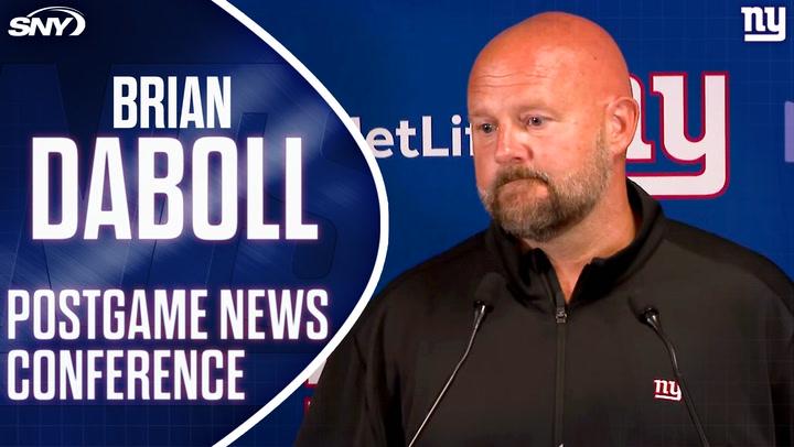 Brian Daboll with praise for Jaxson Dart after Giants preseason win over New England