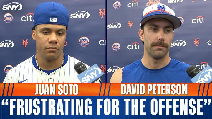 Juan Soto on home run in ninth to break up no-hitter, David Peterson on Mets struggles in loss