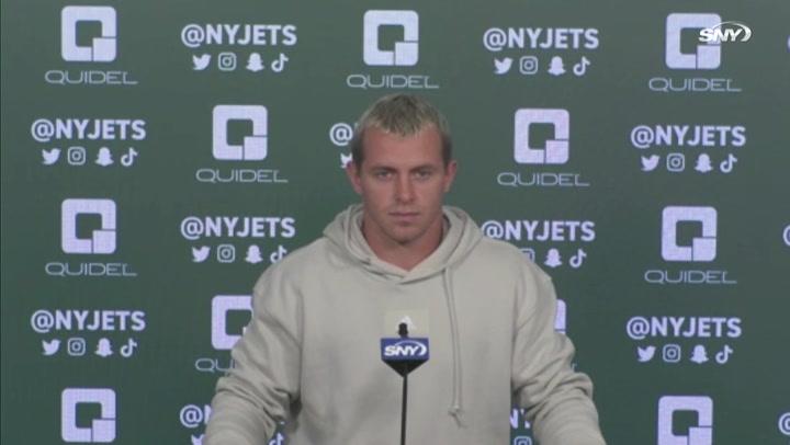 Braxton Berrios praises Robert Saleh for culture change, says 'we've found a groove' | Jets News Conference