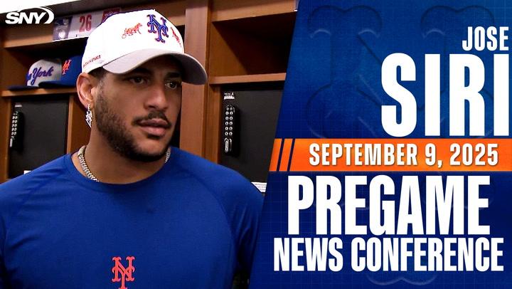 Jose Siri on returning to Mets' lineup: 'I feel really good, ready to go.'