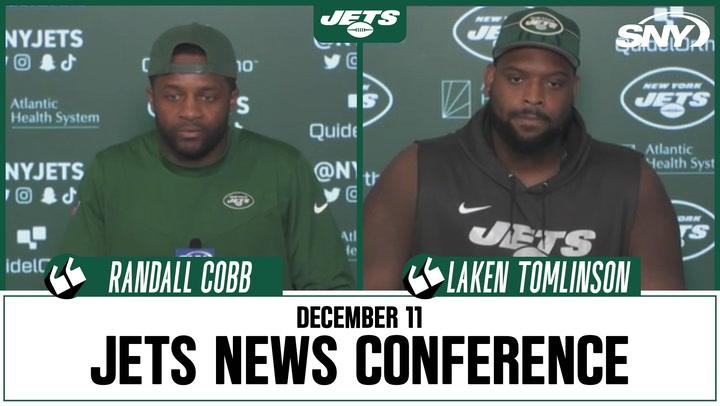 Randall Cobb and Laken Tomlinson on Zach Wilson and Jets' offensive breakout vs. Texans