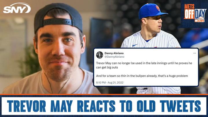 Trevor May reacts to tweets from his time in New York | Mets Off Day Live