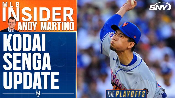 MLB Insider Andy Martino updates on Kodai Senga's NLCS Game 5 starting chances for Mets.