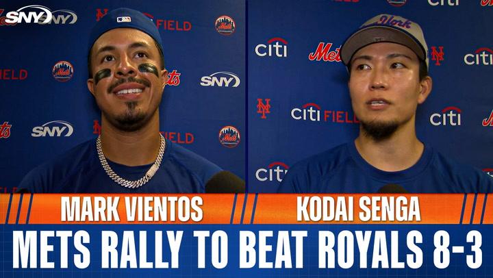 Mark Vientos and Kodai Senga on Mets' 8-3 win over Royals
