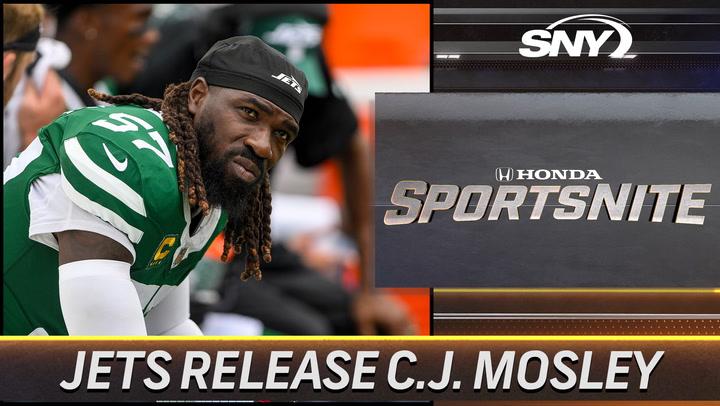 Here's descriptive alt text based on the given context:

"Jets release C.J. Mosley, impacting defense strategy; SportsNite discusses future options."
