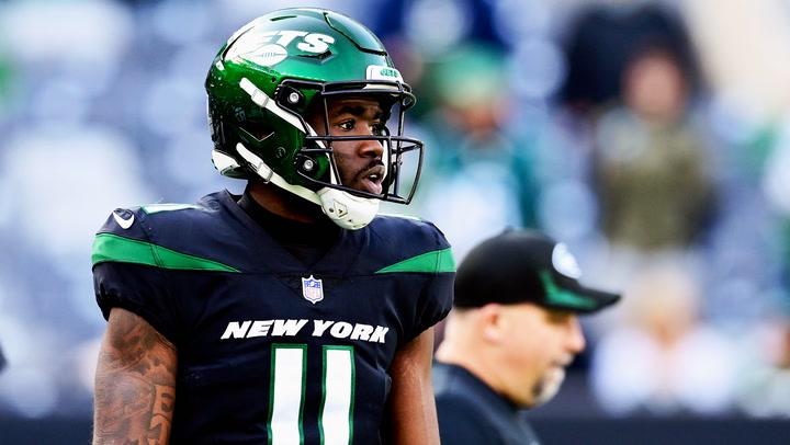 WR Denzel Mims and the Jets may soon be parting ways