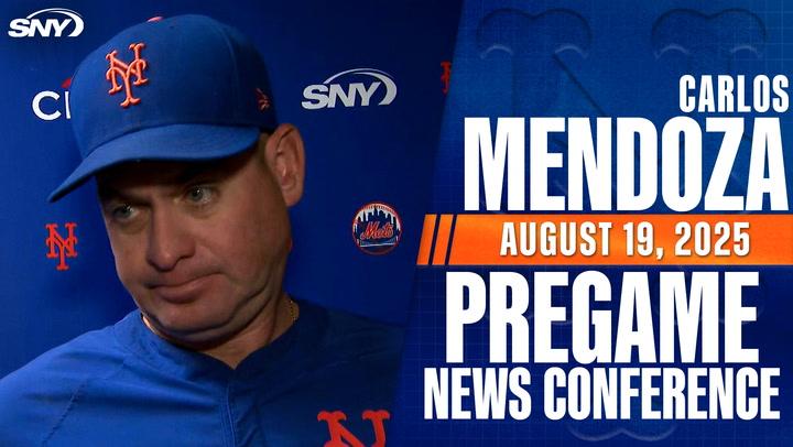 Mets manager Carlos Mendoza on Francisco Alvarez injury, his possible timetable to return