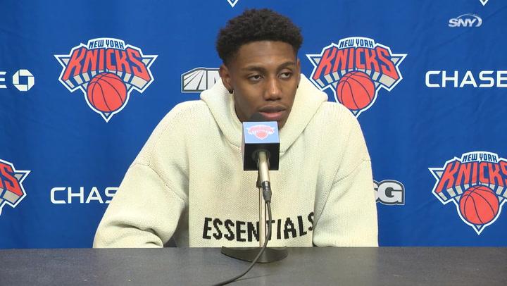 Knicks vs Raptors: RJ Barrett tries to explain 113-104 loss | Knicks Post Game