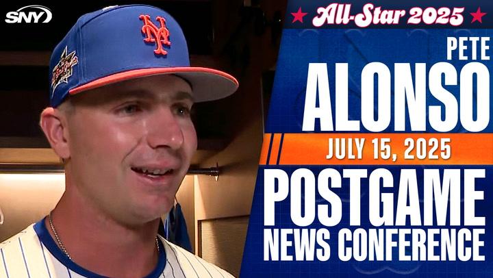 Pete Alonso on playing in his fifth All-Star Game and launching a three-run HR